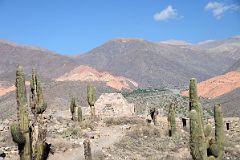 14 Archaeologists Monument With Colourful Hill Beyond At Pucara de Tilcara In Quebrada De Humahuaca.jpg